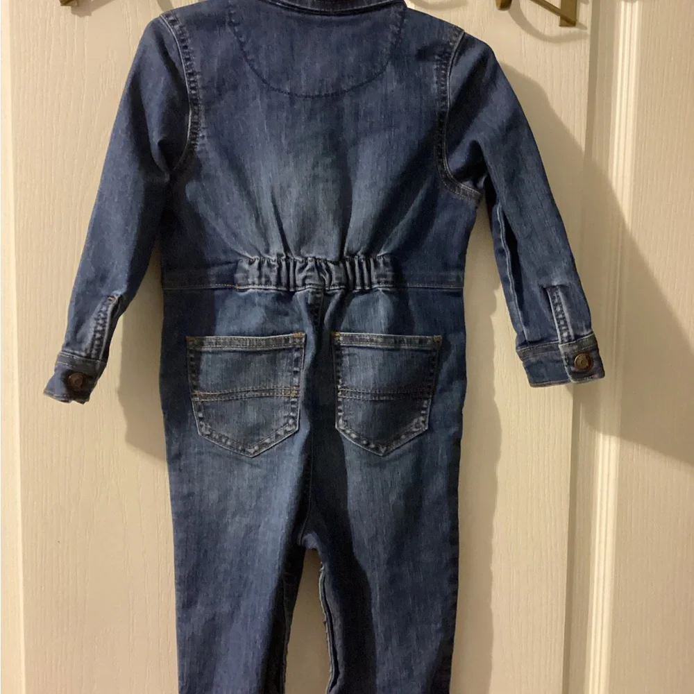 Baby B’Gosh Denim One piece jumpsuit size 24 mo